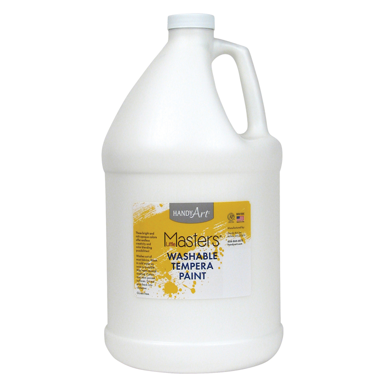Little Masters White 128oz Washable