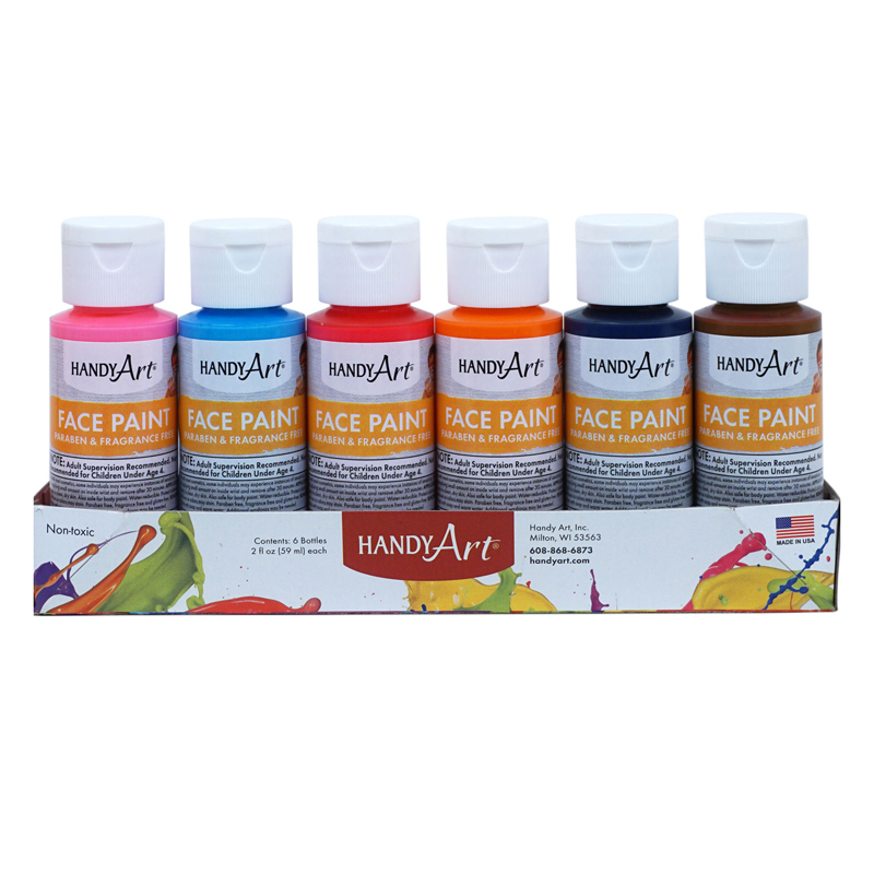 6pk Washable Face Paint Kit