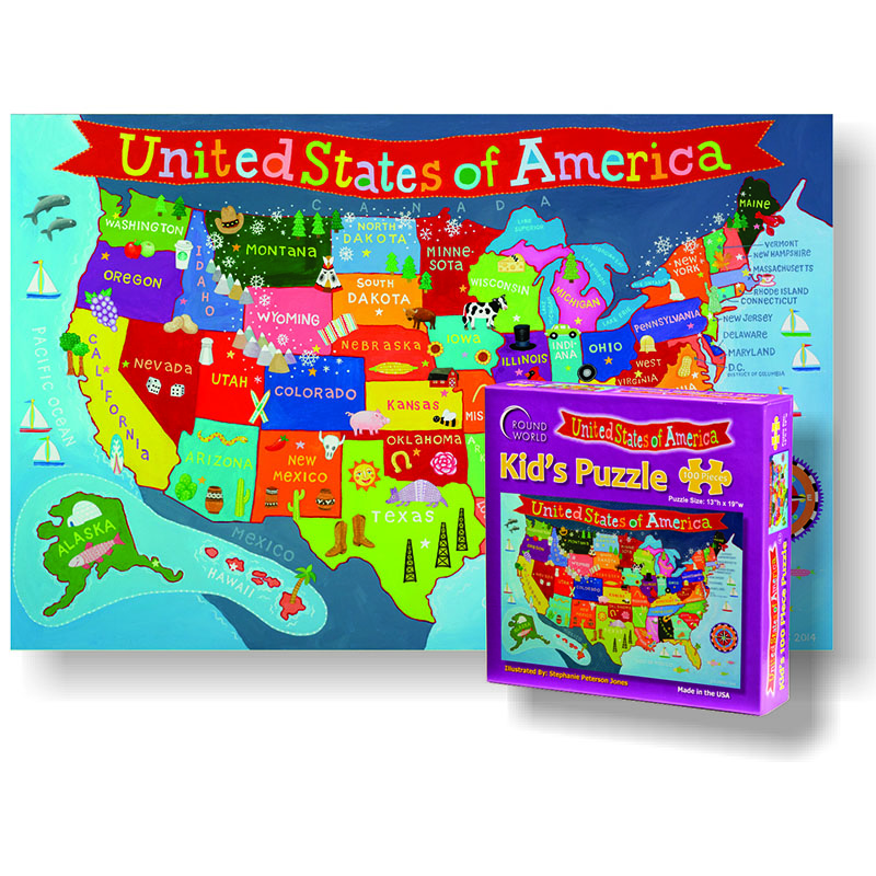 United States Jigsaw Puzzle For Kid