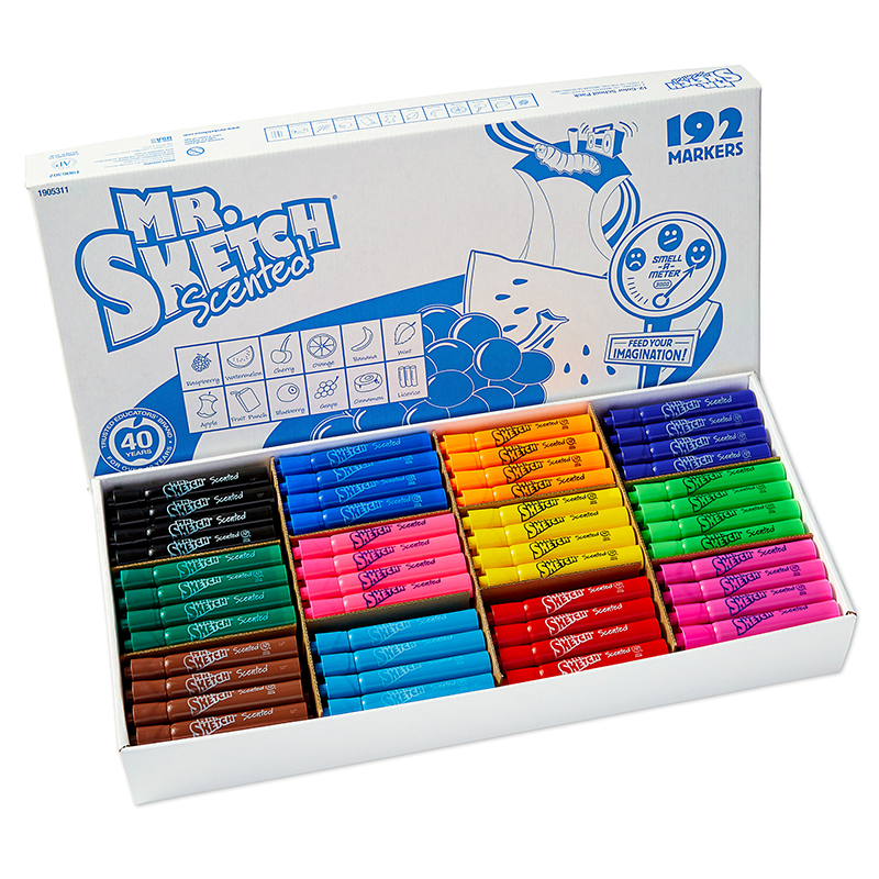 Mr Sketch Scented 192ct Chisel Tip
