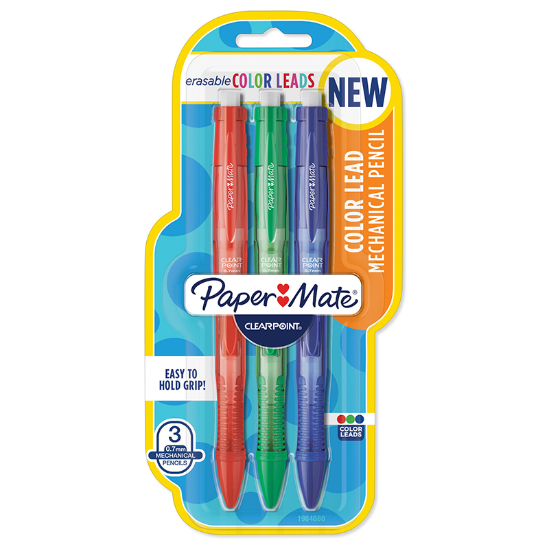 3pk Color Mechanical Pencil