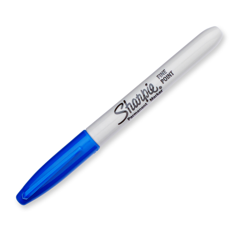 (24 Ea) Marker Sharpie Fine Blue