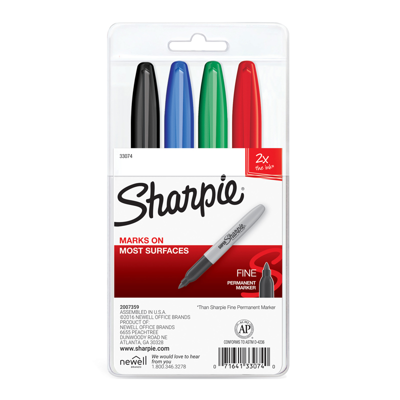 (2 Pk) Marker Set Sharpie Super