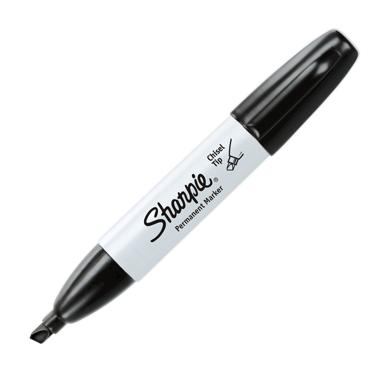 Marker Sharpie Chisel Blk