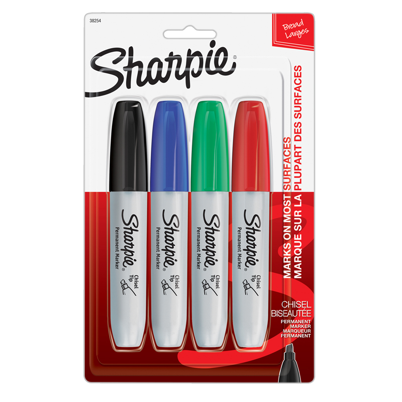 (6 Pk) Sharpie Chisel Card Asst 4