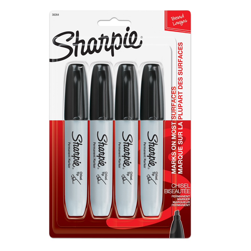 (6 Pk) Marker Set Sharpie Chisel