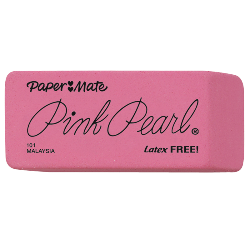 (24 Ea) Eraser Pink Pearl Large