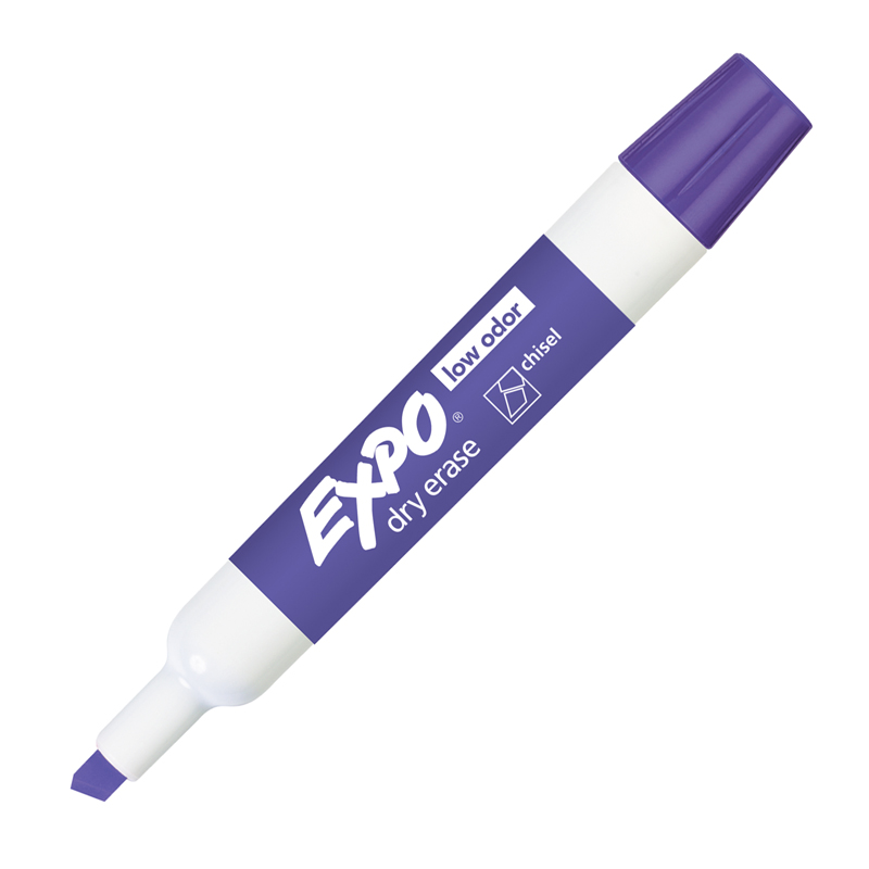 (24 Ea) Expo Low Odor Purple Dry