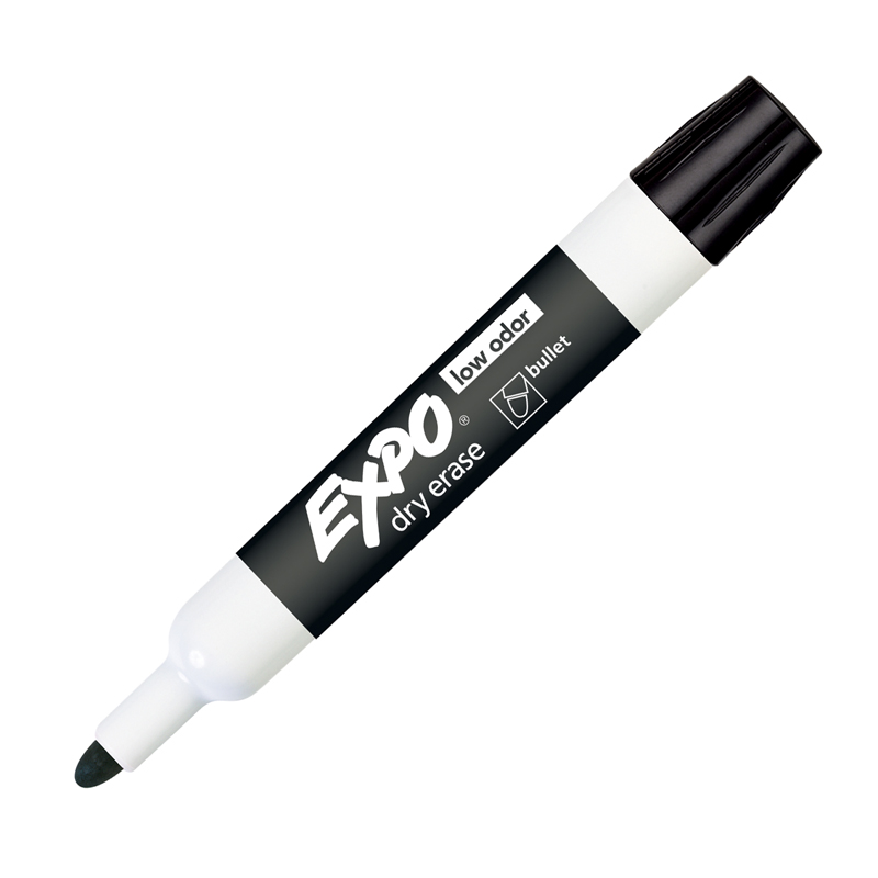 (24 Ea) Expo Dry Erase Blk Marker