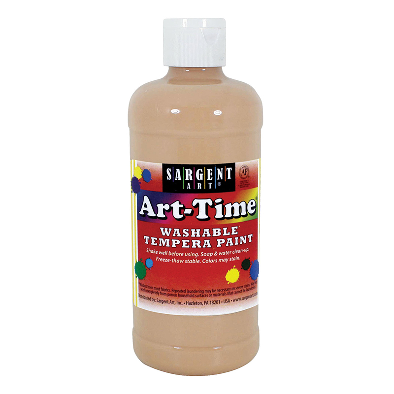 Peach Art-Time Washable Paint 16 Oz