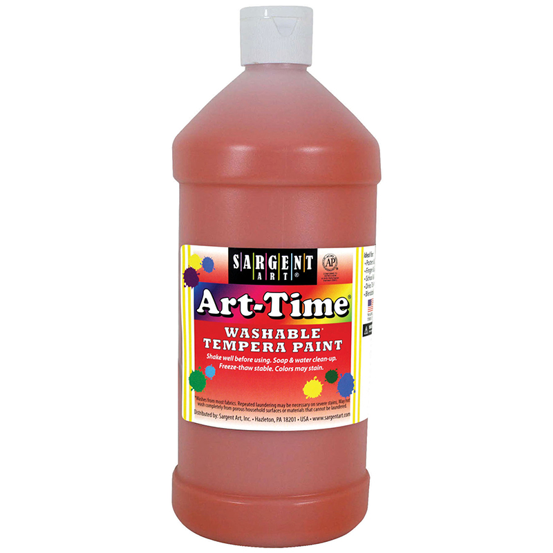 Orange Art-Time Washable Paint 32oz