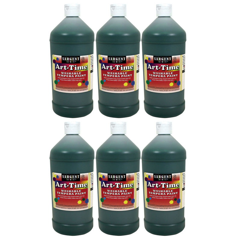 (6 Ea) Green Art-Time Washable
