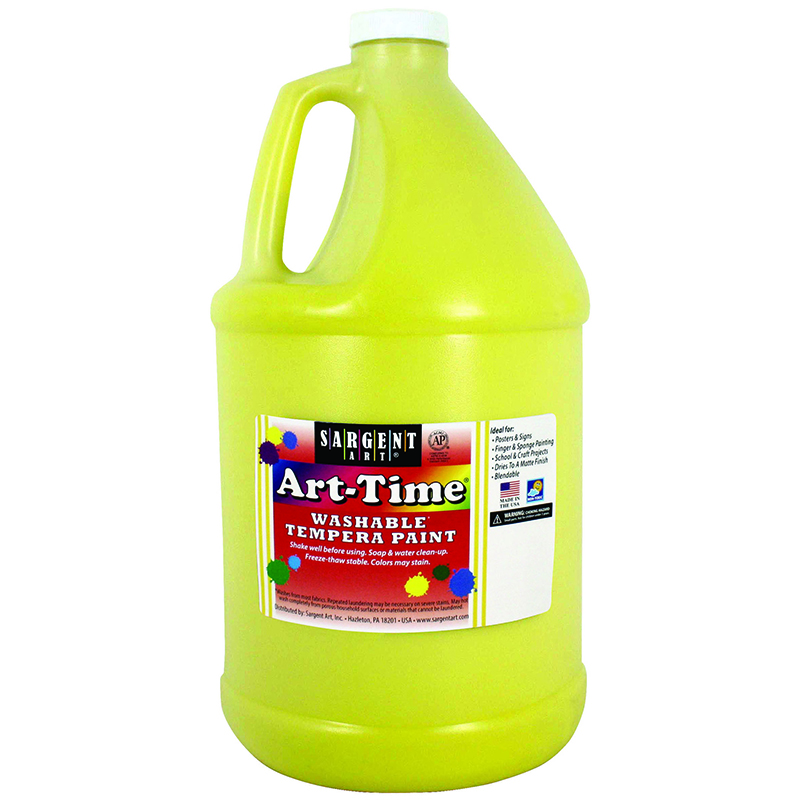 Yellow Art-Time Washable Paint Glln