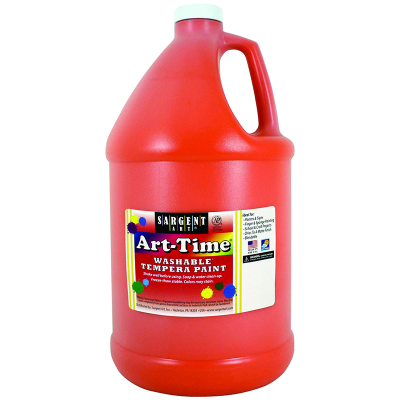 Orange Art-Time Washable Paint Glln