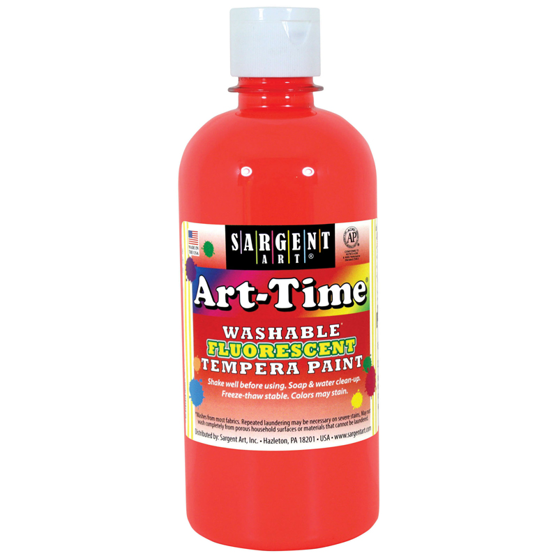 (6 Ea) Arttime Fluorescent Paint