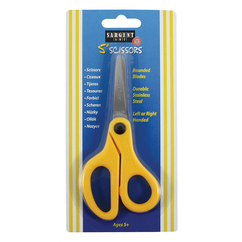 (12 Ea) Childs Safety Scissors 5in