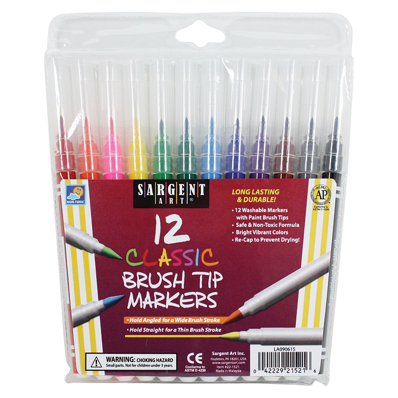 Sargent Art 12ct Classic Brush Tip