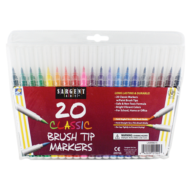 Sargent Art 20ct Classic Brush Tip