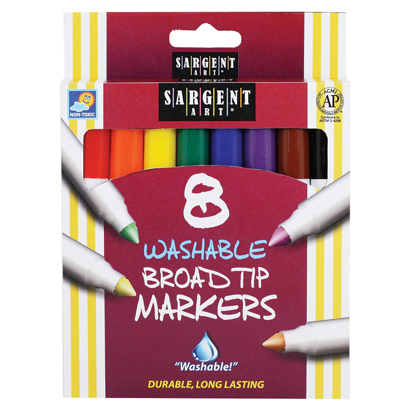 (12 Pk) Sargent Art Washable Felt