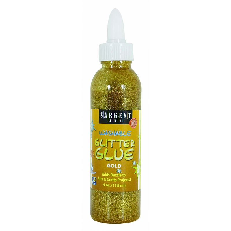 4oz Glitter Glue - Gold