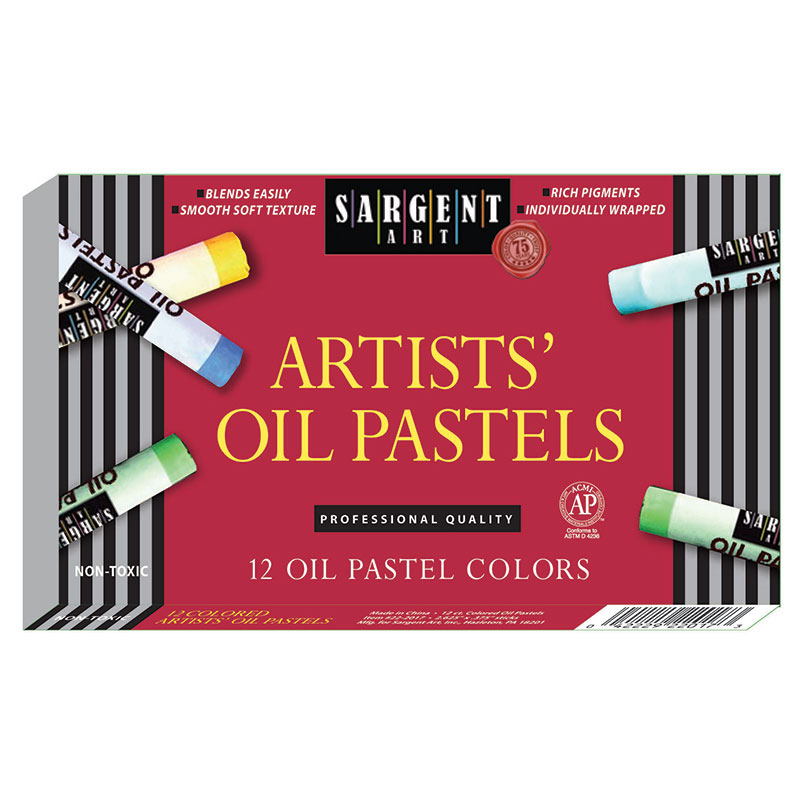 (12 Bx) Sargent Regular Oil Pastels
