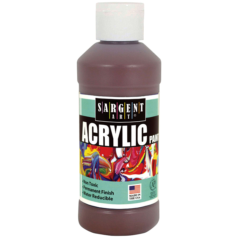 Acrylic Paint 8 Oz Brown