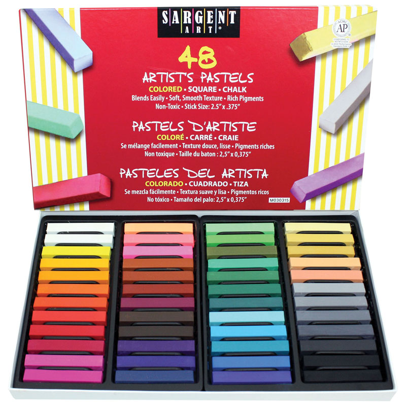 48ct Assorted Color Artists Chalk