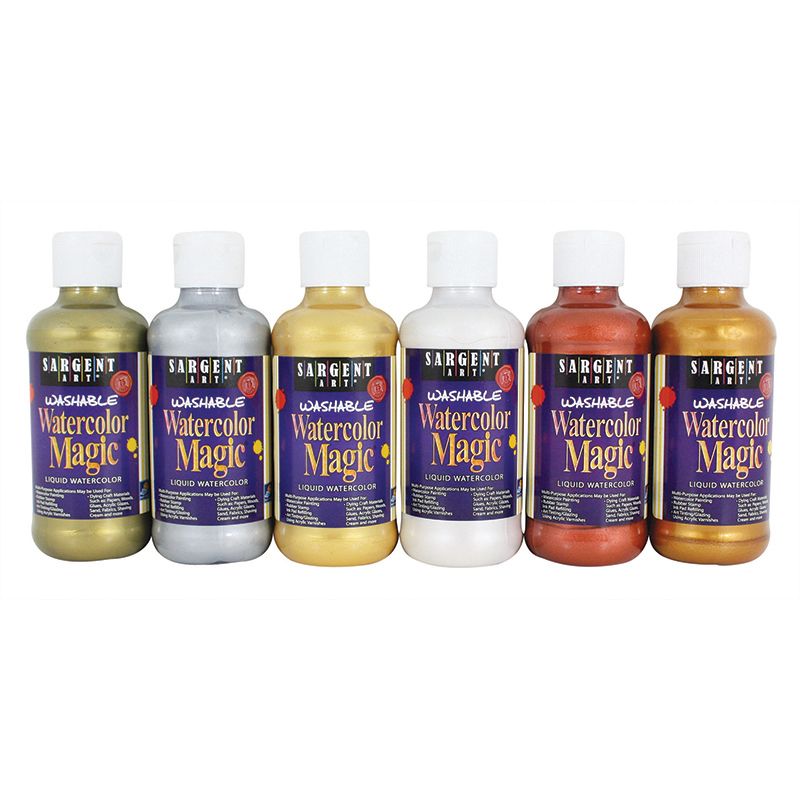 Metallic 6color Washable Watercolor