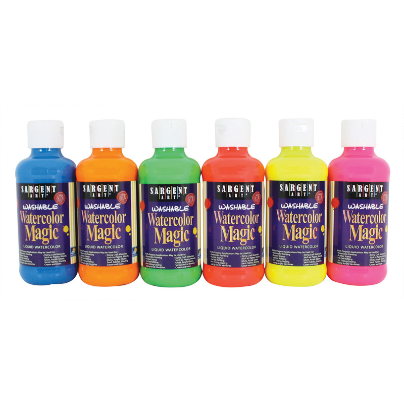 Fluorescent 6 Color Washable