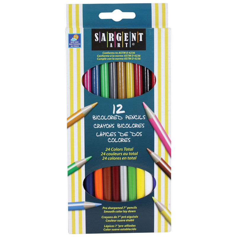 Sargent Art Bicolored Pencils