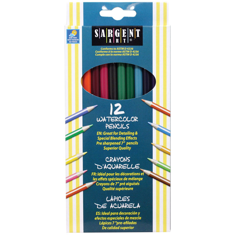 (6 Bx) Sargent Watercolor Pencil