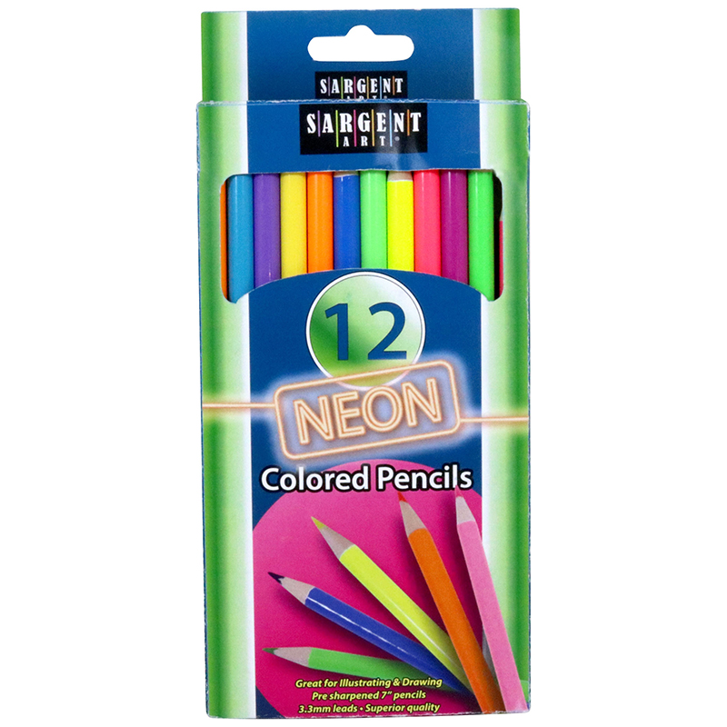 Sargent Art Neon Colored Pencils