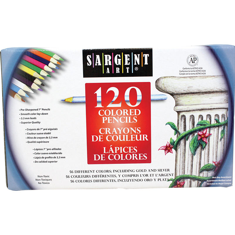 Sargent Art Colored Pencils 120ct