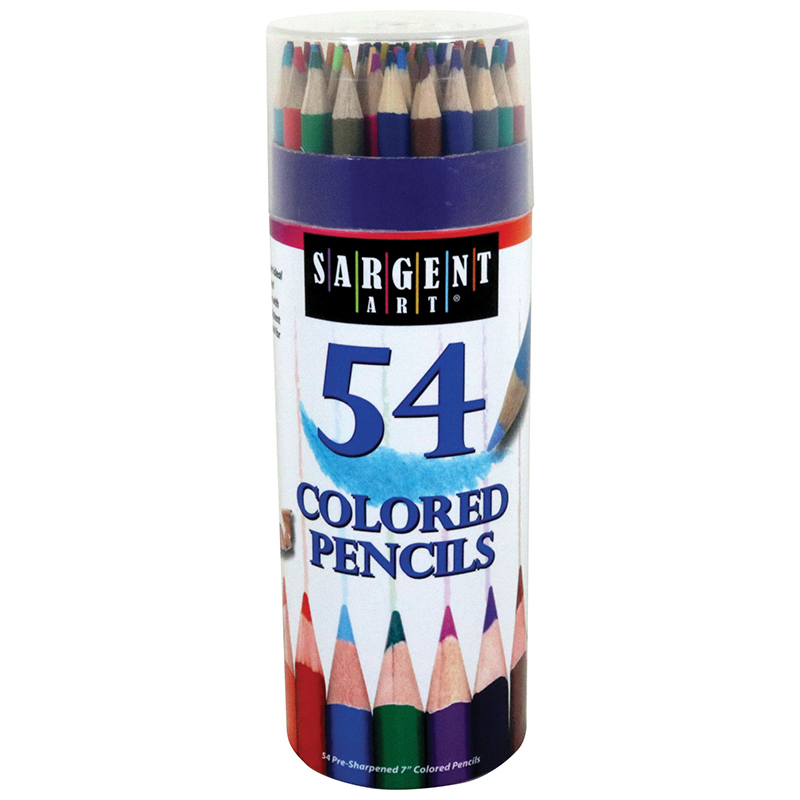 Colored Pencils 54 Colors Tub