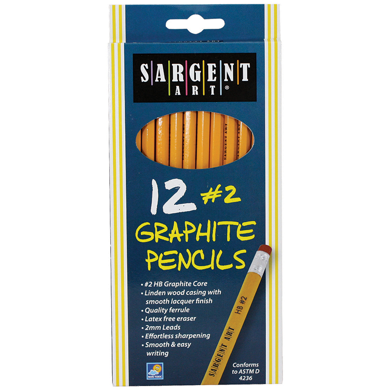 12ct Hb Graphite Pencils