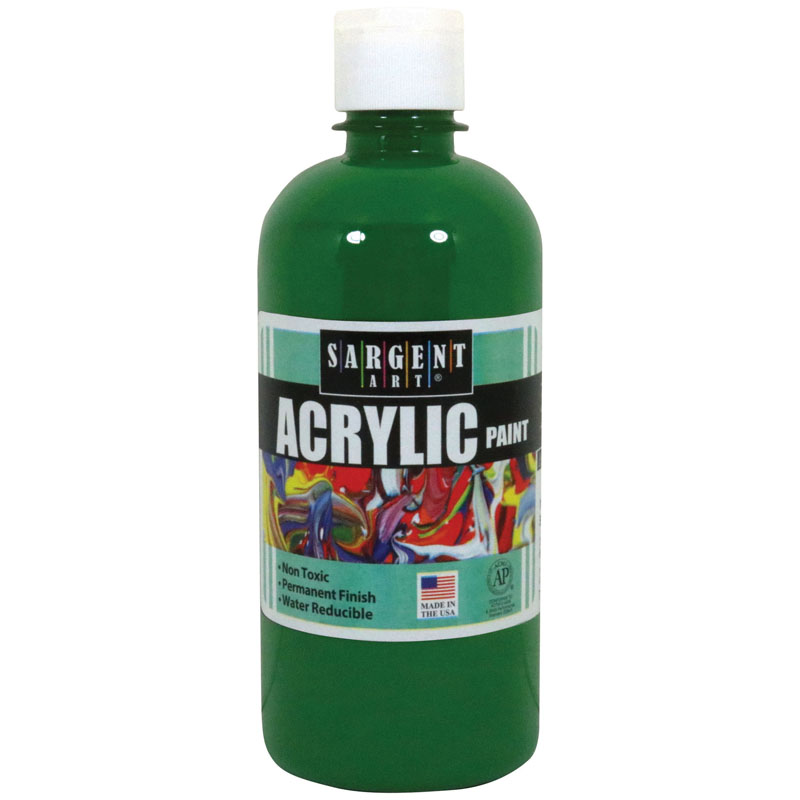 16oz Acrylic Paint - Green