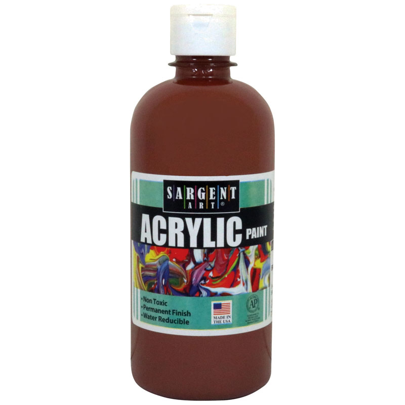 16oz Acrylic Paint - Brown