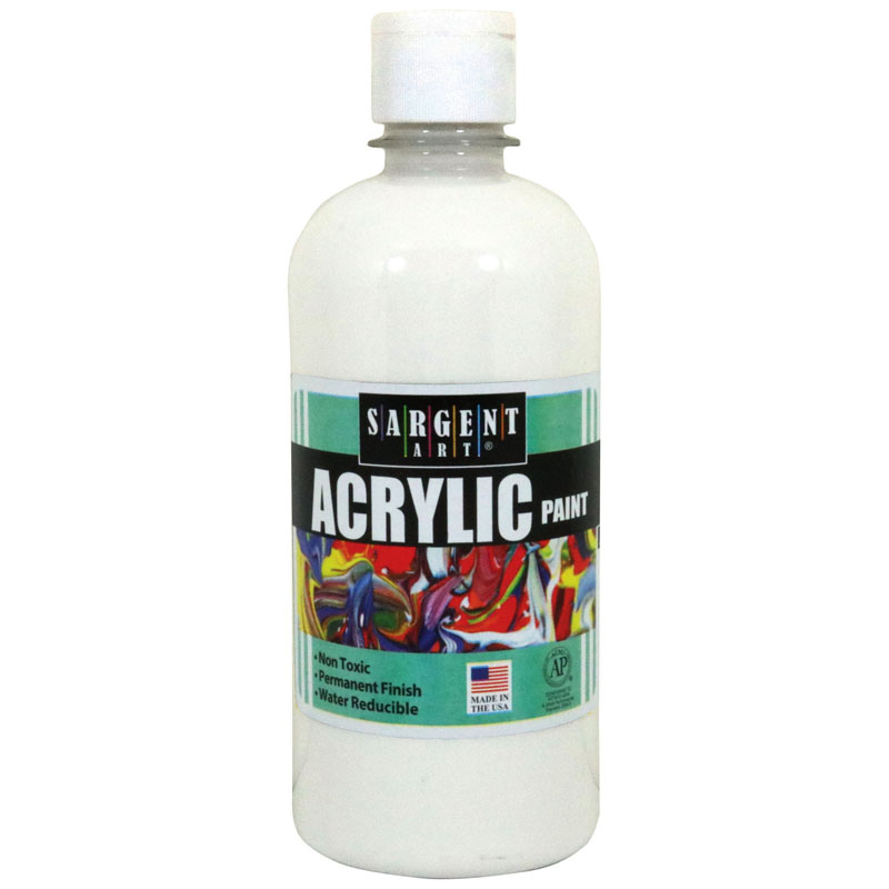 16oz Acrylic Paint - White