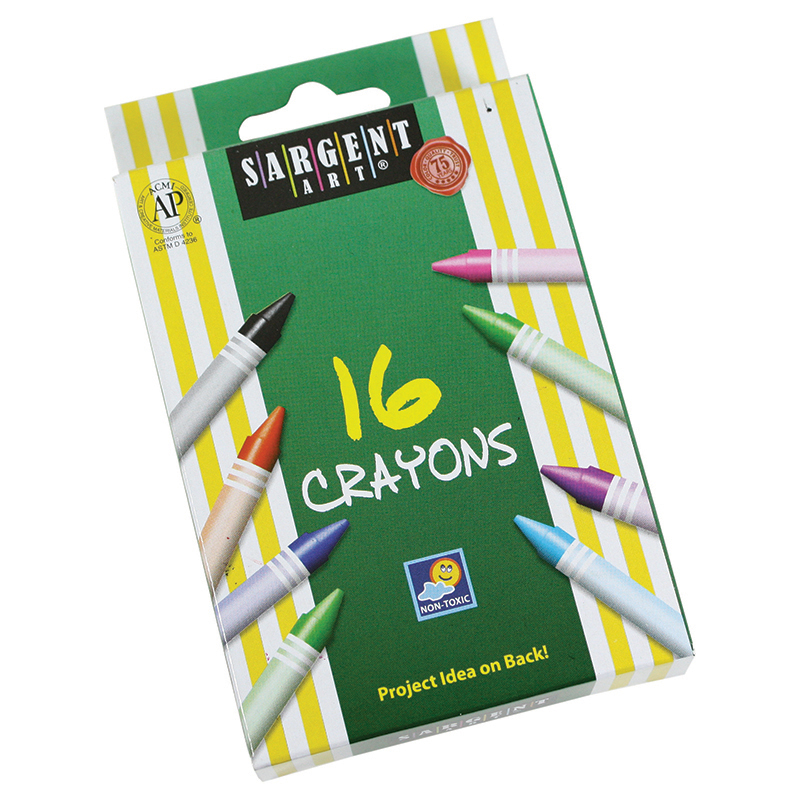 (36 Bx) Sargent Art Crayons Tuck Bx