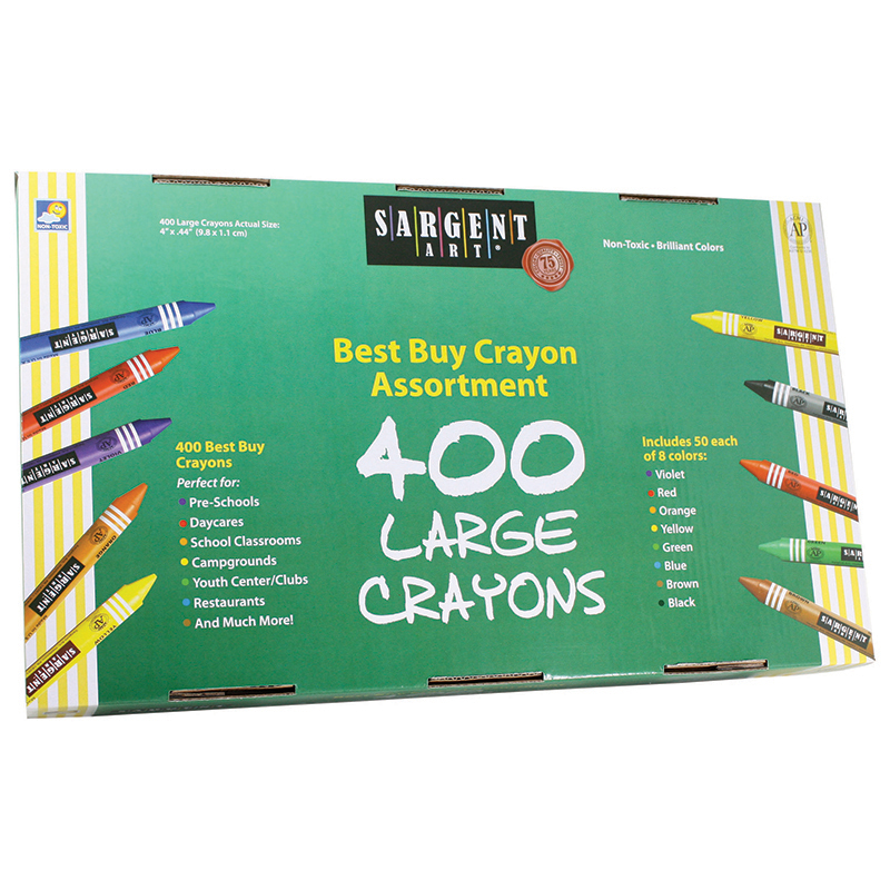 Sargent Art Best Buy Crayon Asst