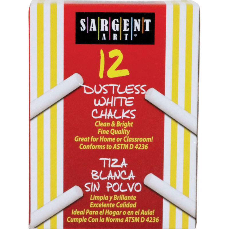 Sargent School Gr Dustless Chalk