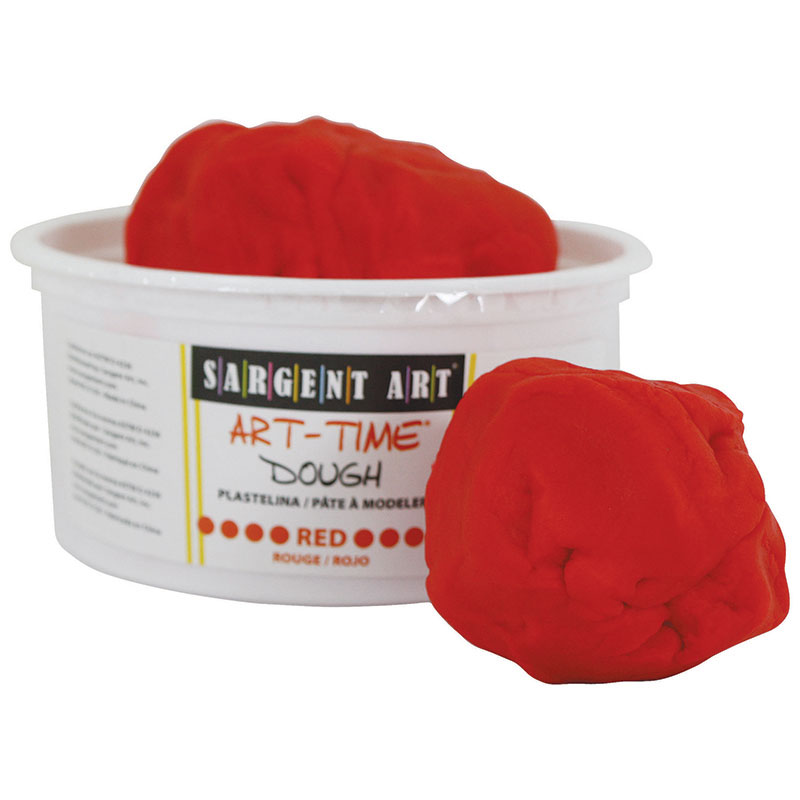 (6 Ea) 1lb Art Time Dough Red