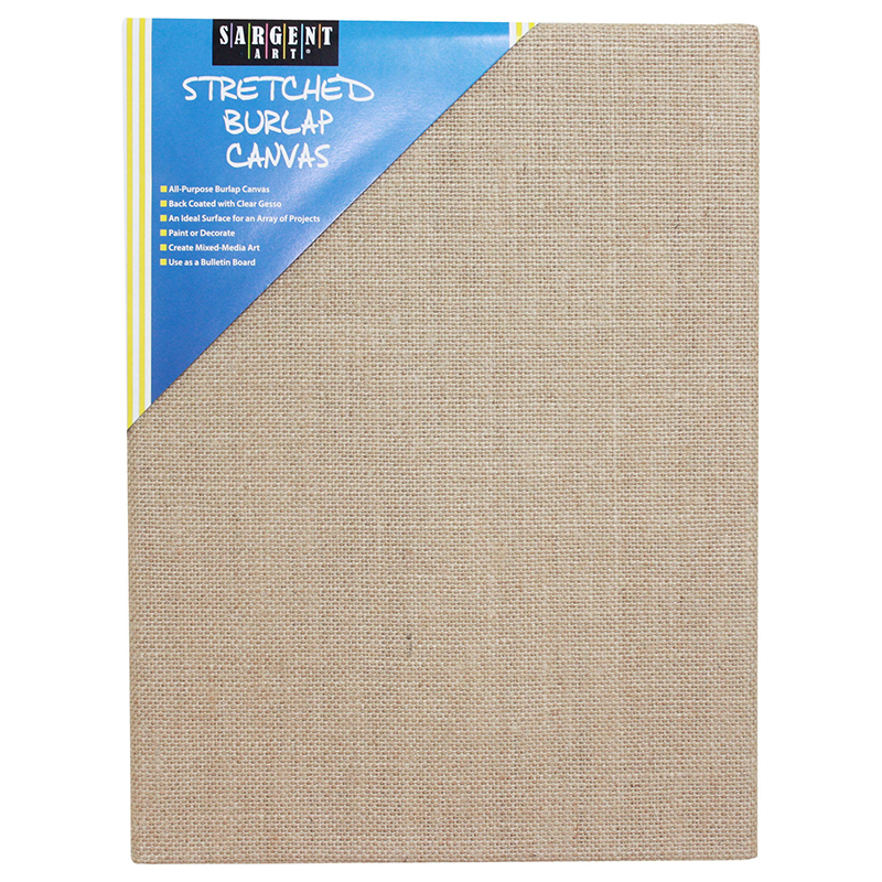 Stretched Canvas 12 X 16 Burlap