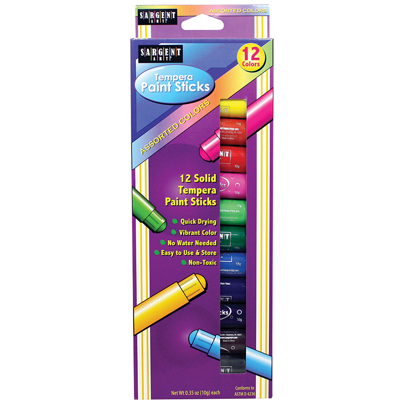 (2 Pk) Tempera Stick 12ct Per Pack