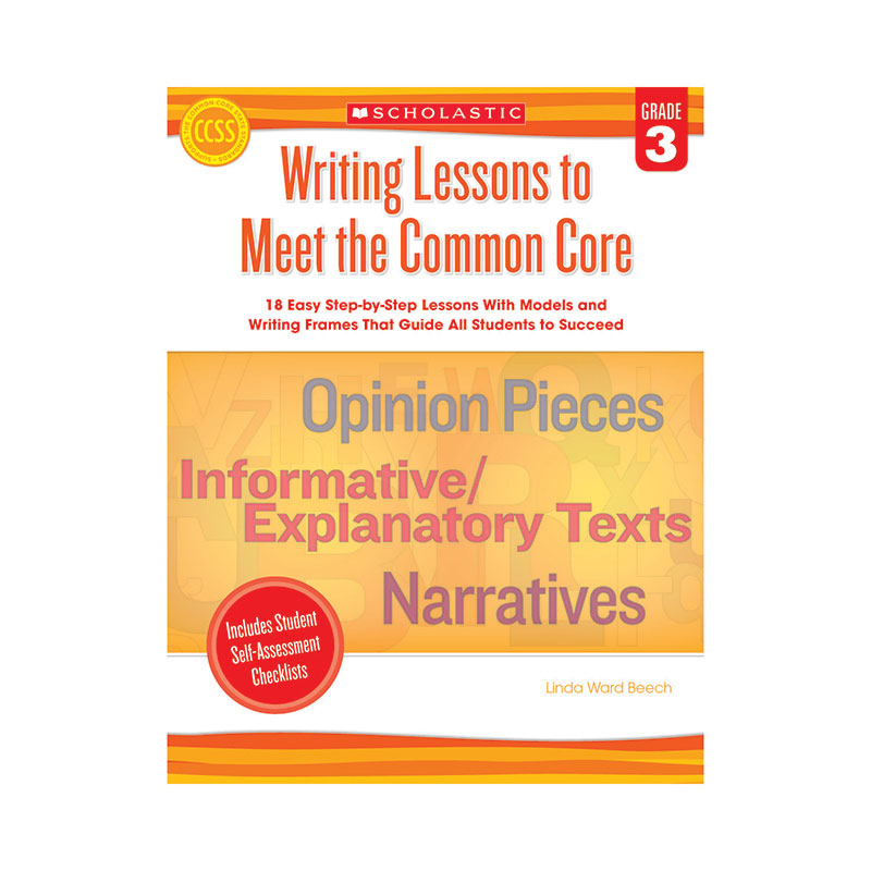 Writing Lessons To Meet The Common