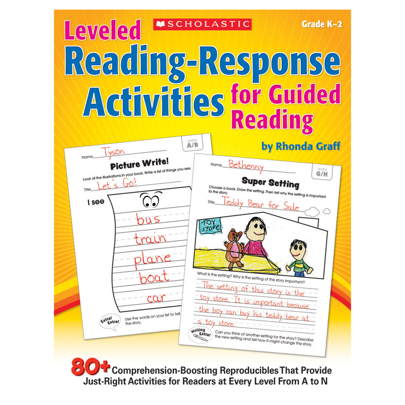 Leveled Reading Response Activities