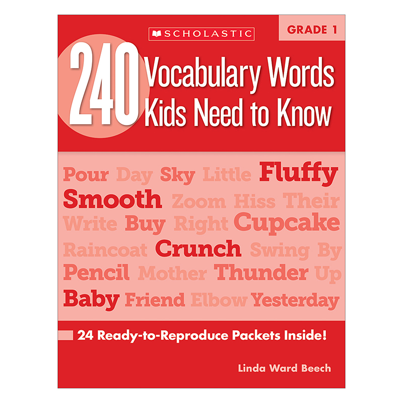 240 Vocabulary Words Kids Need To