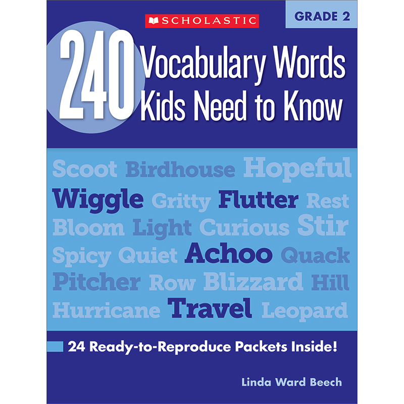 240 Vocabulary Words Kids Need To