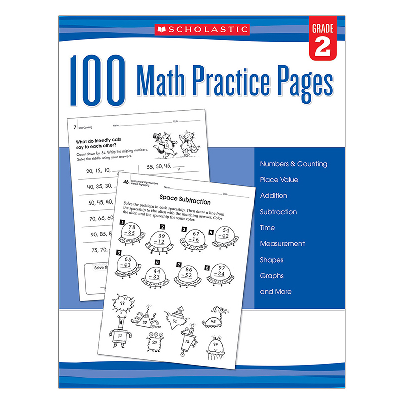 101 Math Practice Pages Gr 2