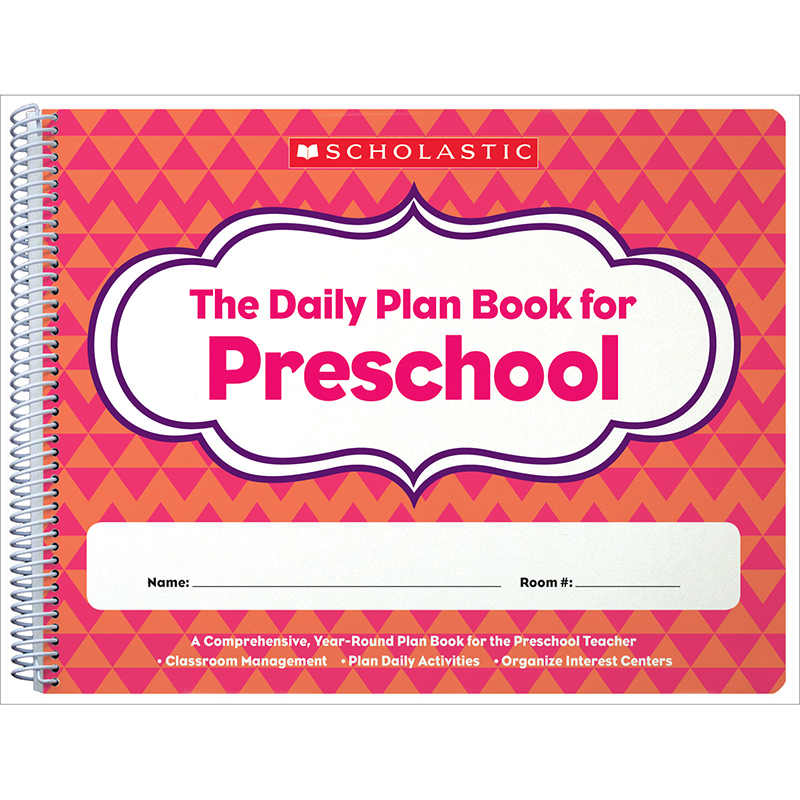 Daily Plan Book For Preschool